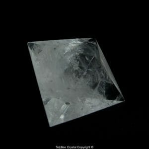 Octaèdre en cristal de roche vue B
